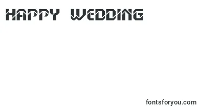 HanssonStencilMnBold font – happy Wedding Day Fonts